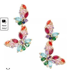 Kate spade butterfly earrings